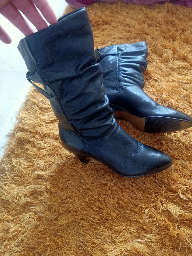 bottes cuir