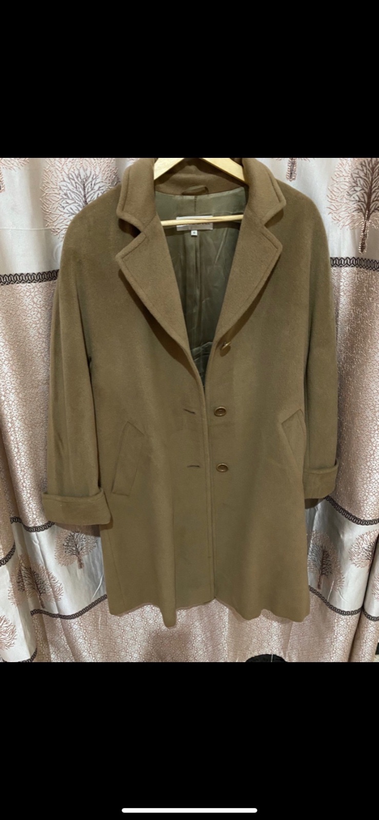 Manteau en  laine m/l 
