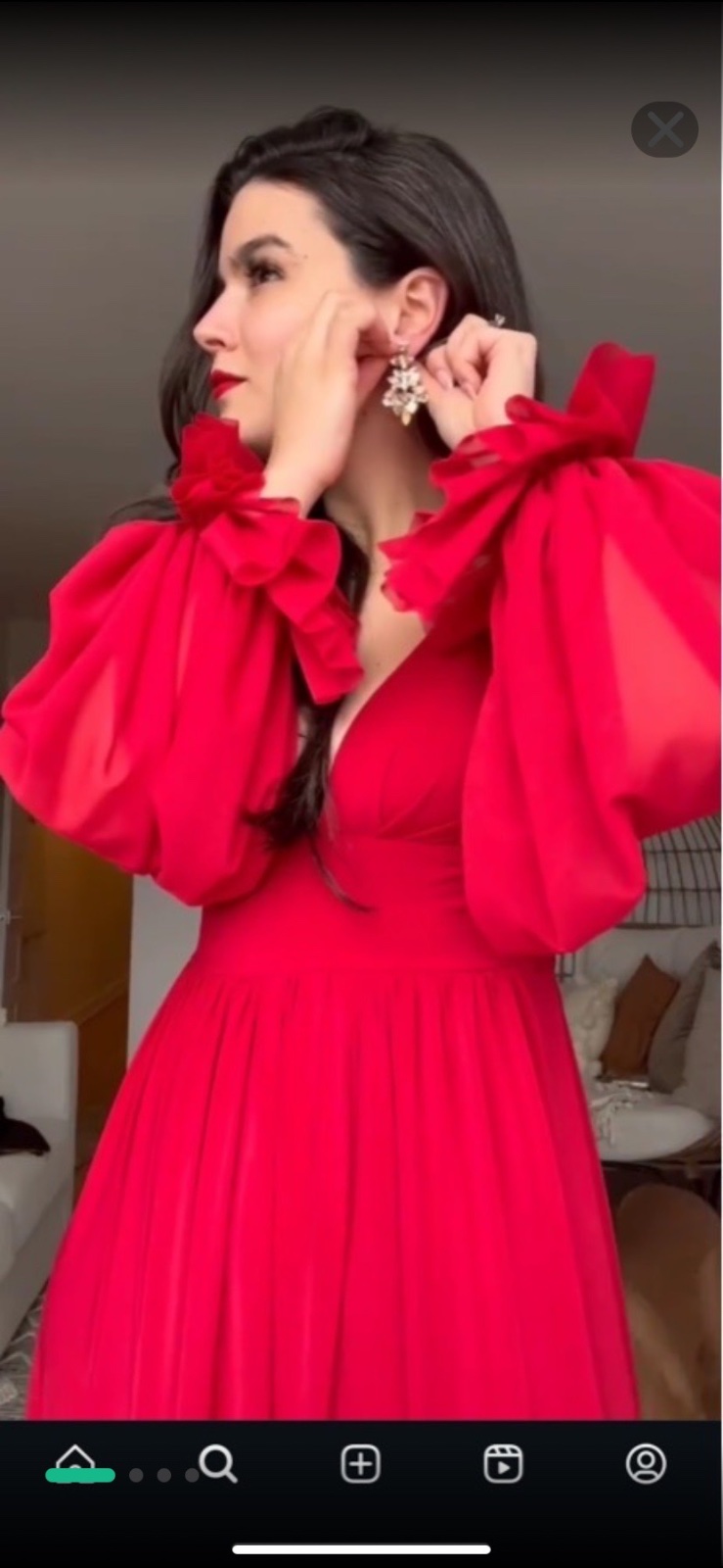 Robe d creation dhekra melki portée une seule fois 38/40