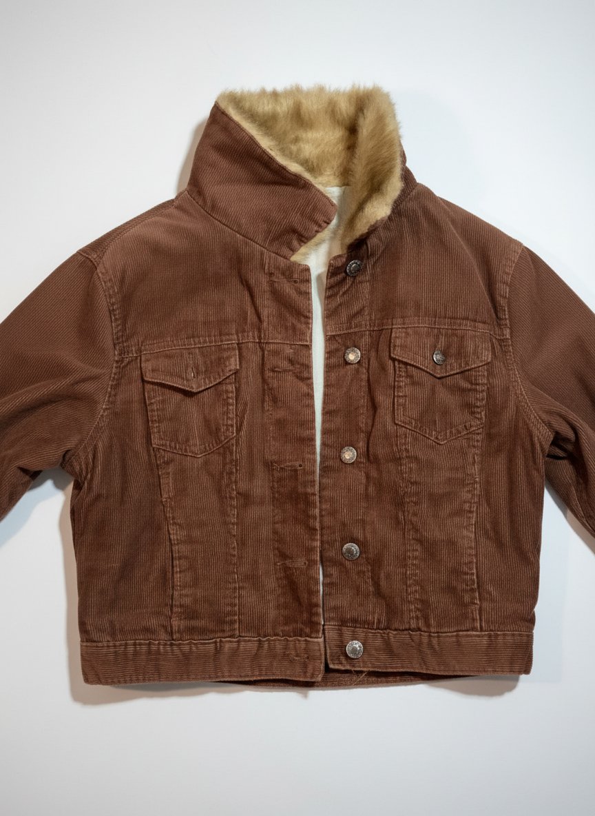 Womens faux fur lined jacket