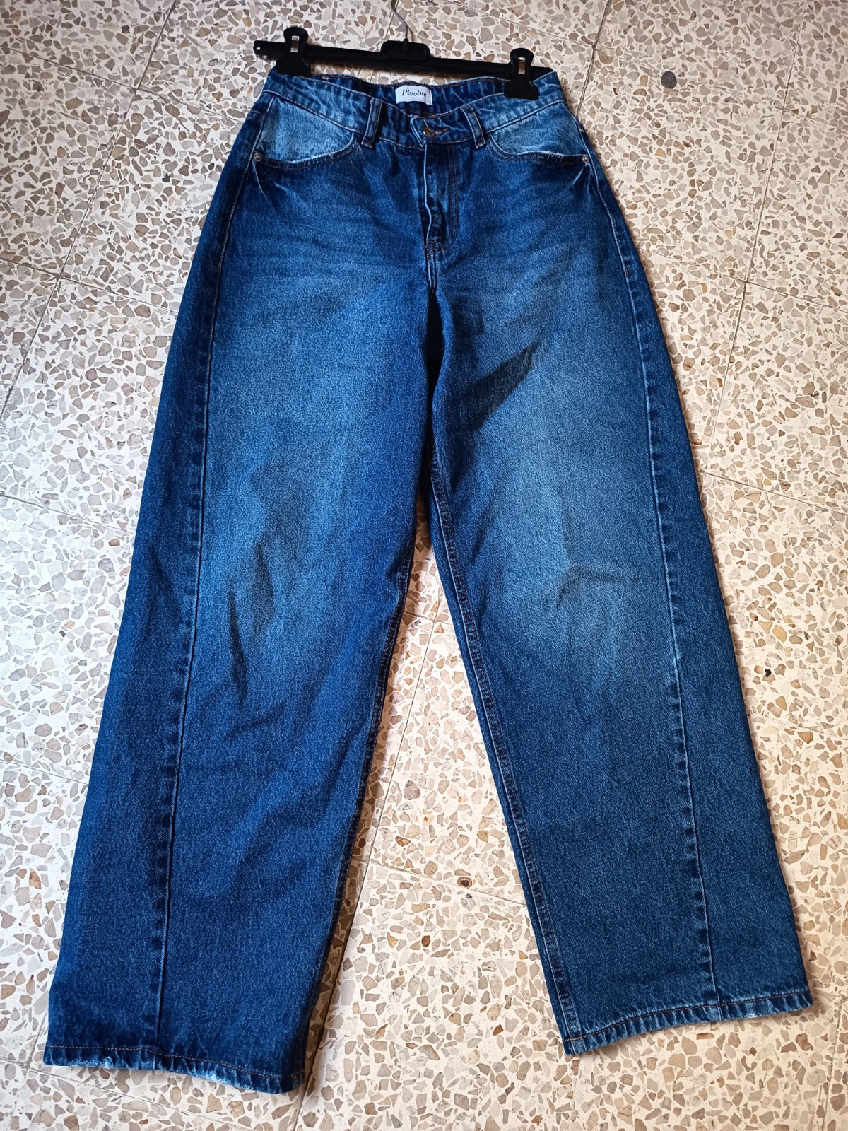 Pontalon jeans baggy taille 38