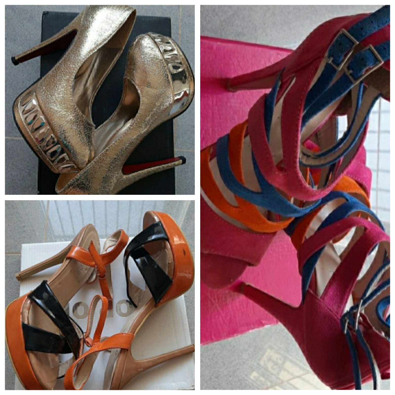 Lot de 3 talons