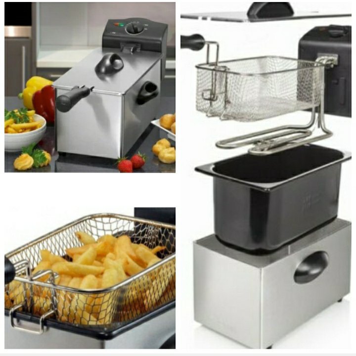 Friteuse de la marque Clatronic jamais utilisé just elle est exposé sur le plan de cuisine
