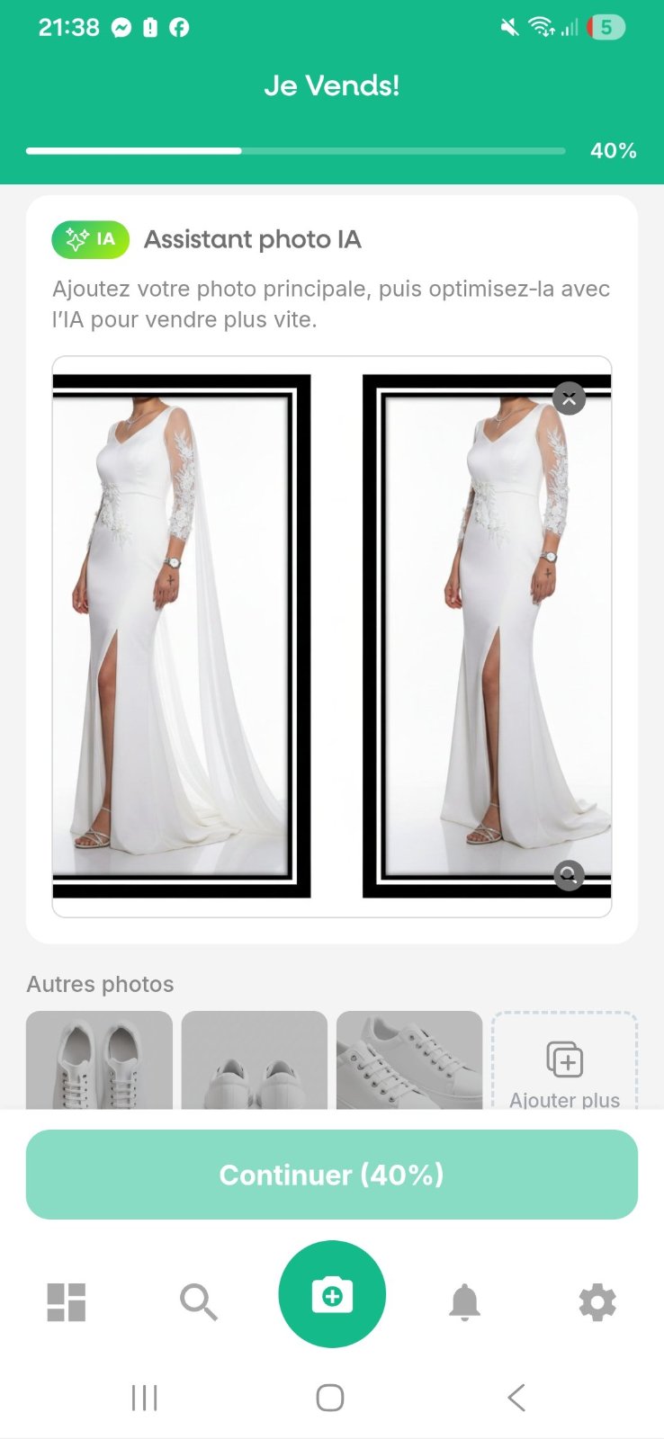 Robe de fiançaille 