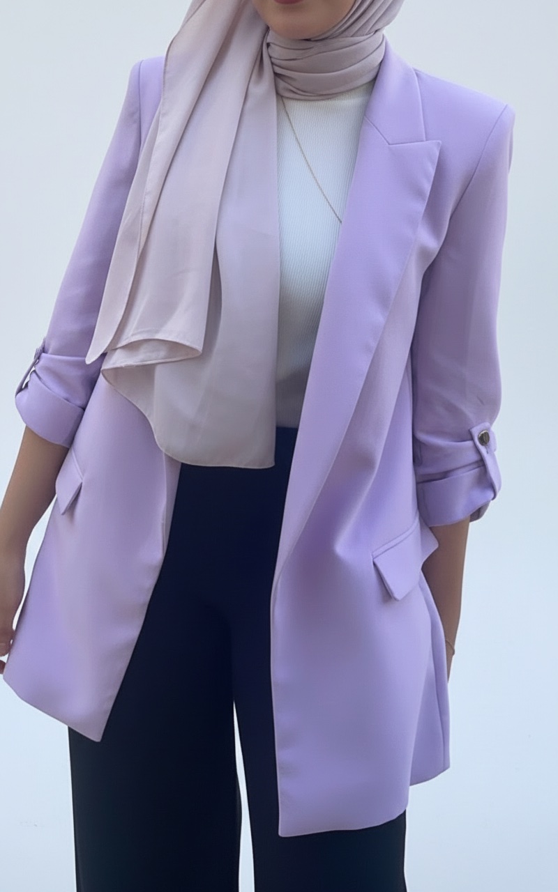 Blazer Zara lilas