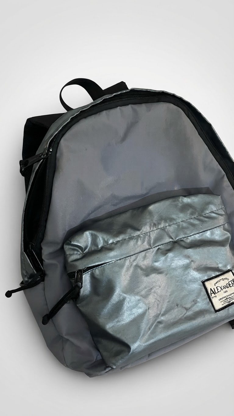 Sac à dos Alexander's gris et métallisé