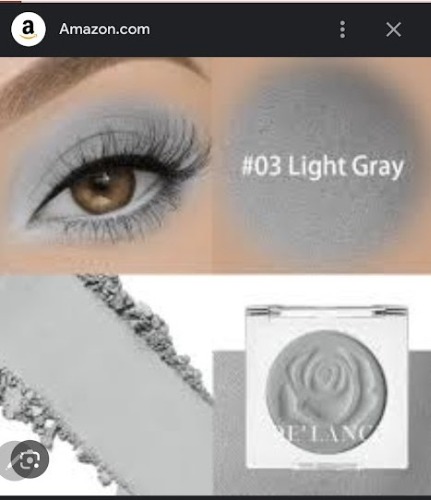 Fard a paupiere gris matte made in italy