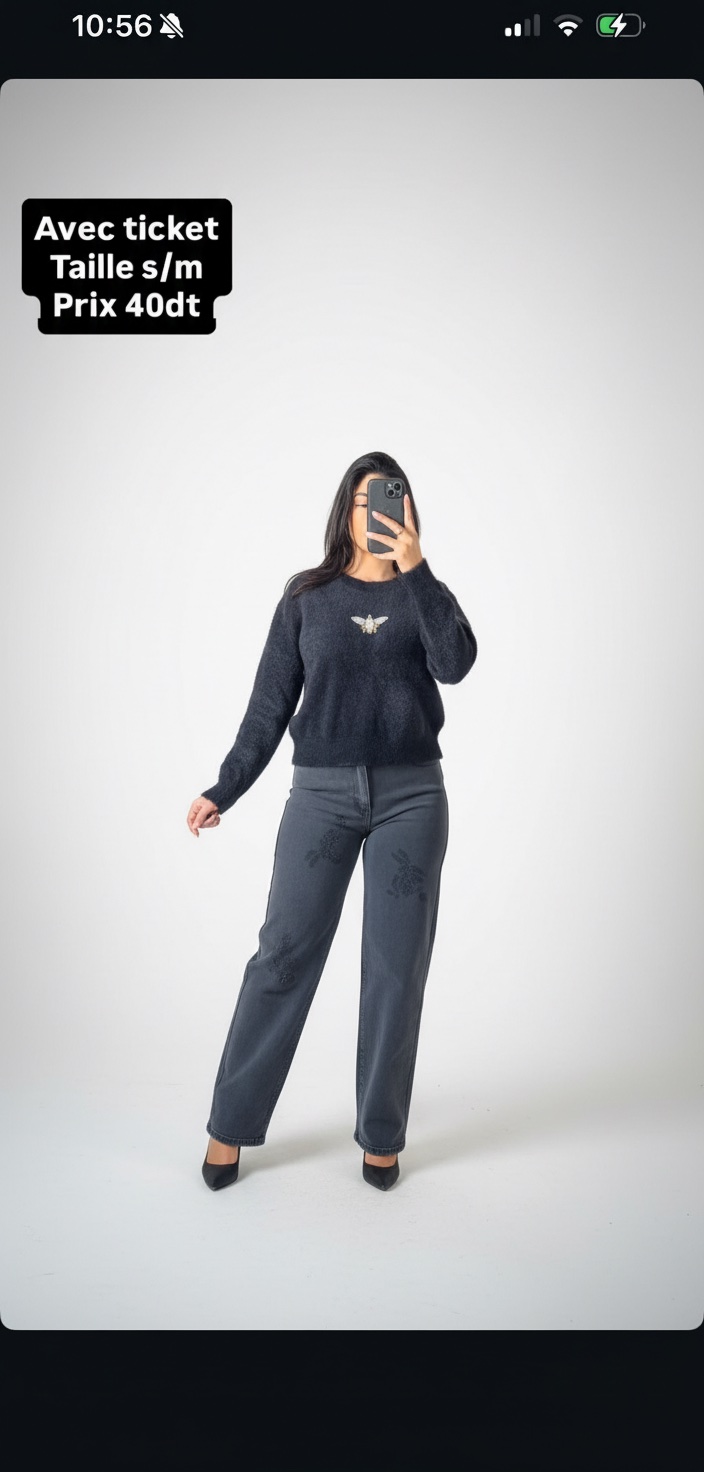 Pull noir 