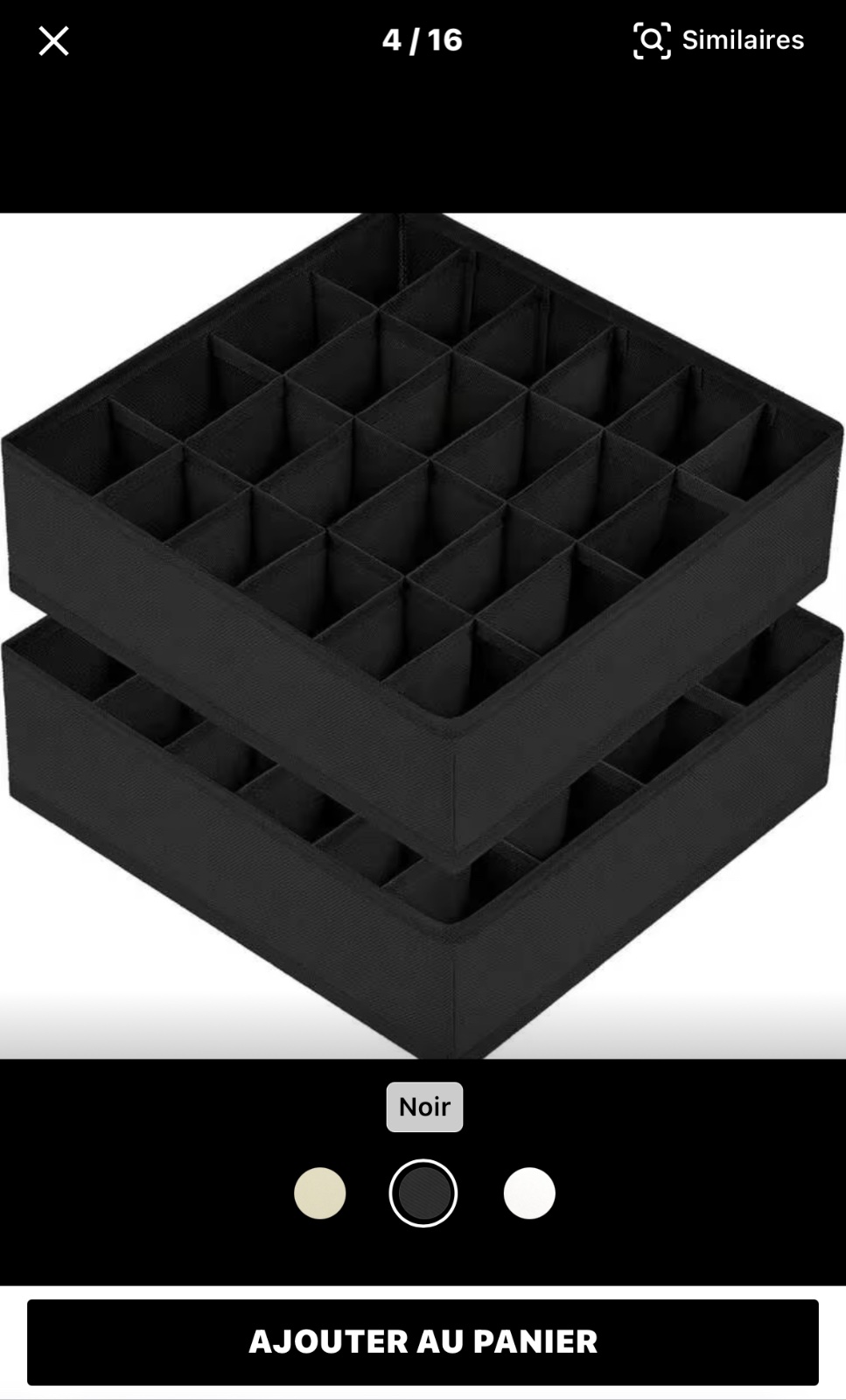Boîte ou organisateur de tiroir multi-usage