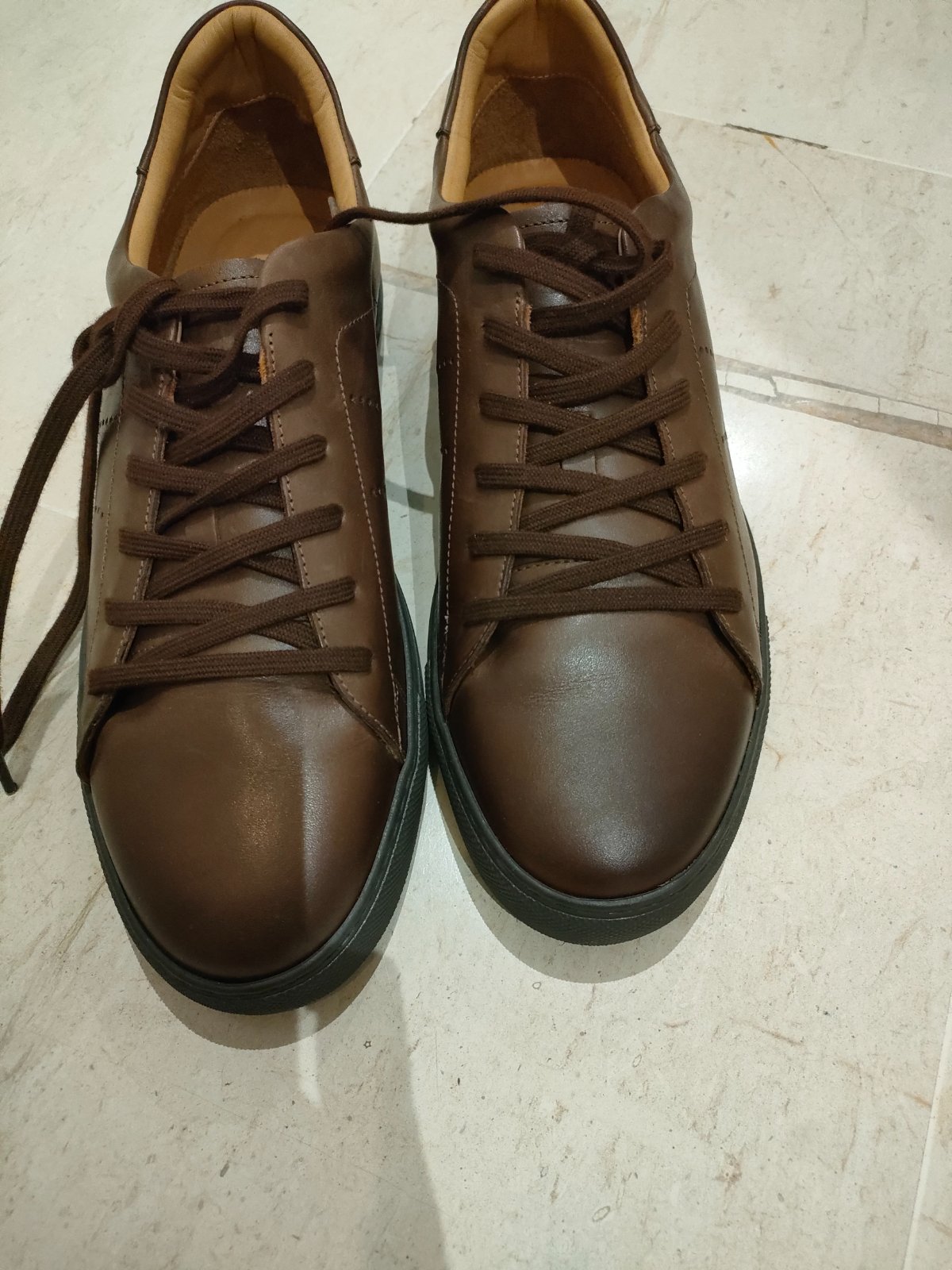 Basket Marron cuir pointure 44