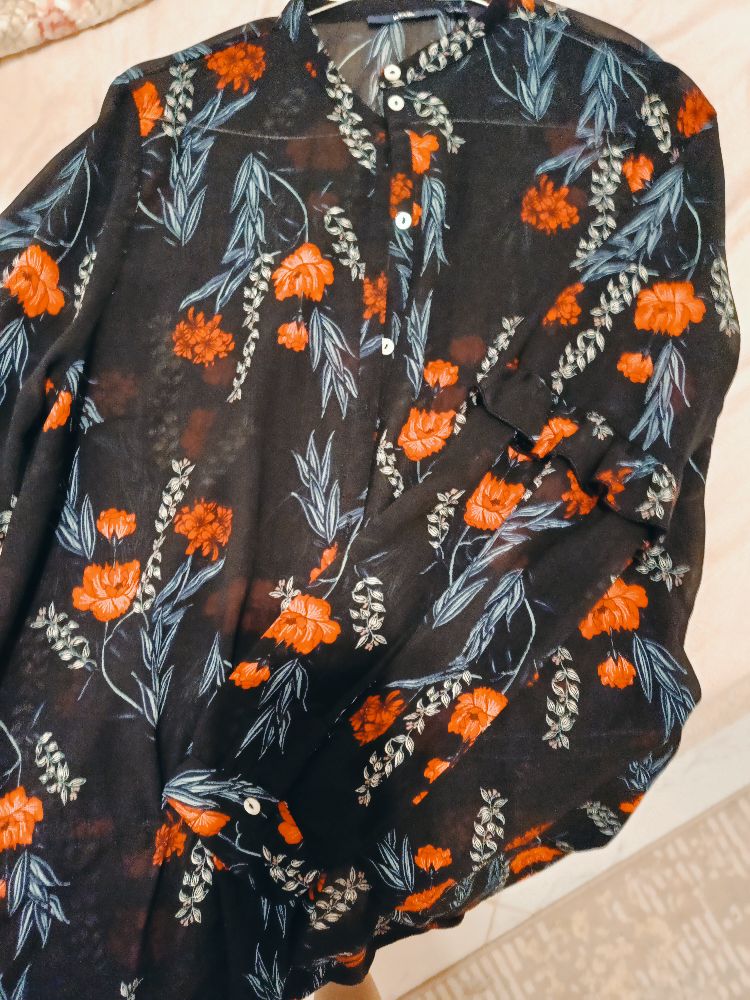 Chemise mousseline imprimé 