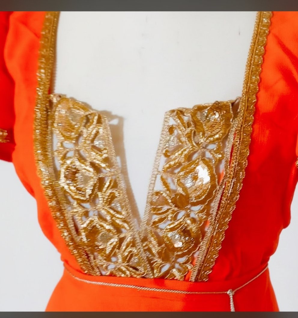 Création traditionnelle 7ayek farmla w jupe