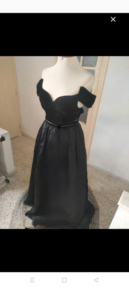 Ensemble velour et orgonza de soie..ma création ☺️