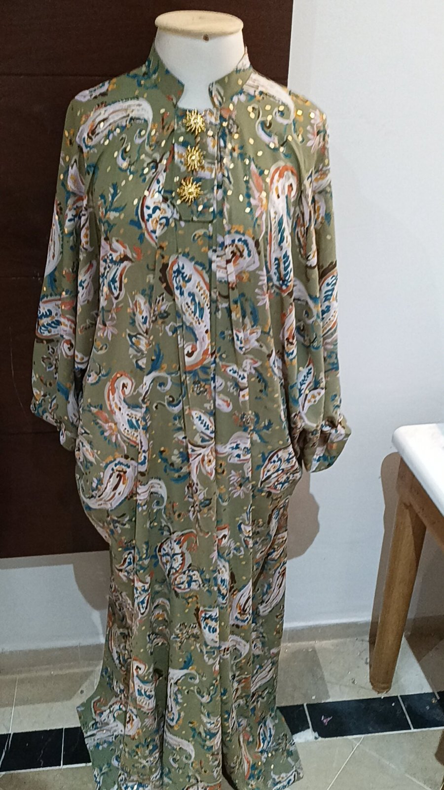 Robe mousseline nouvelle création 