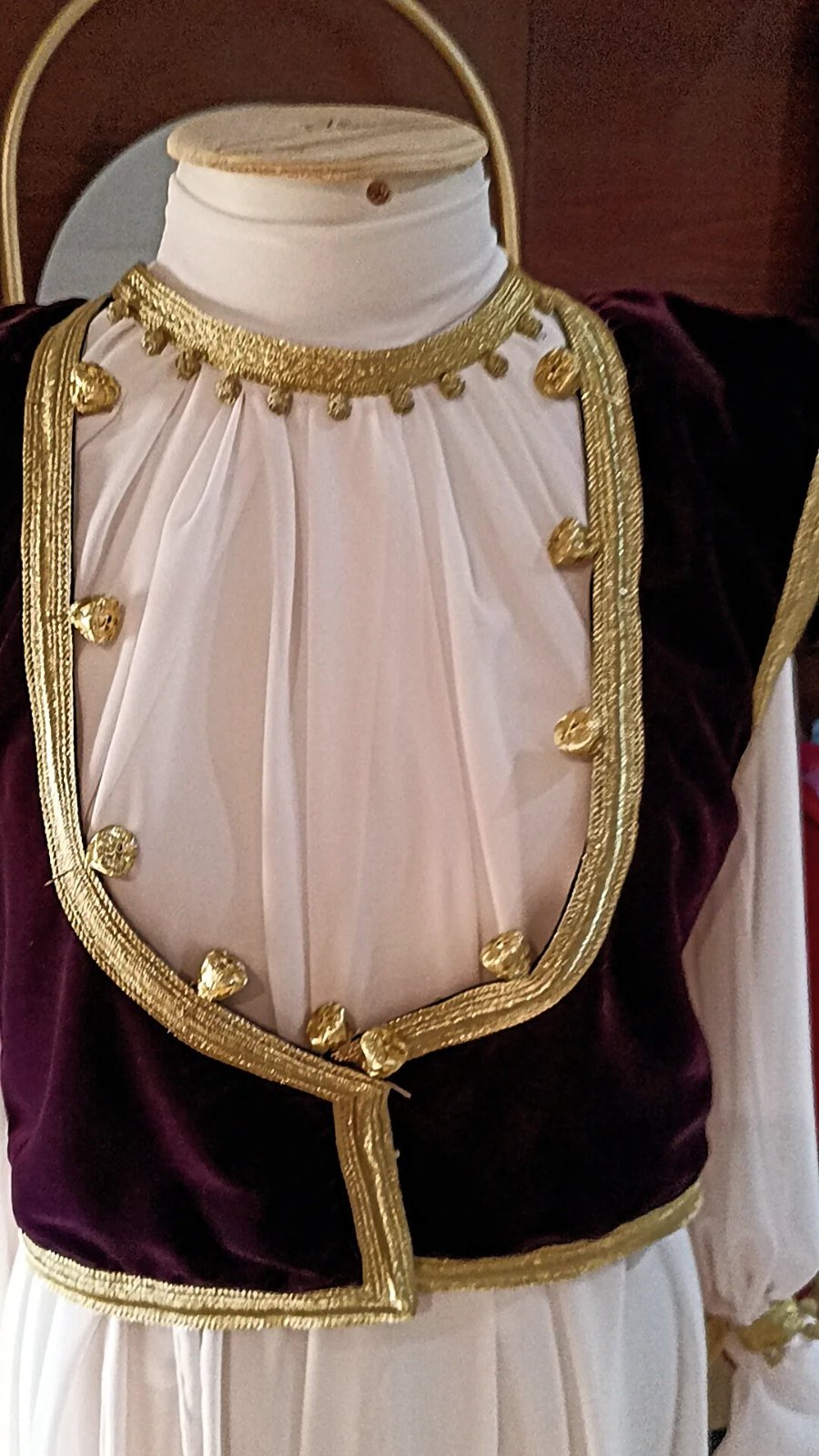 Création traditionnelle robe mousseline et farmla