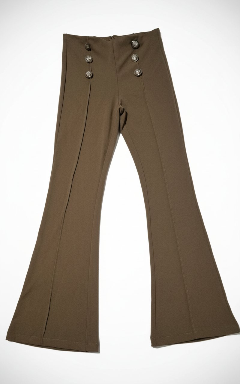 Pantalon patte d’eph haute taille 36 