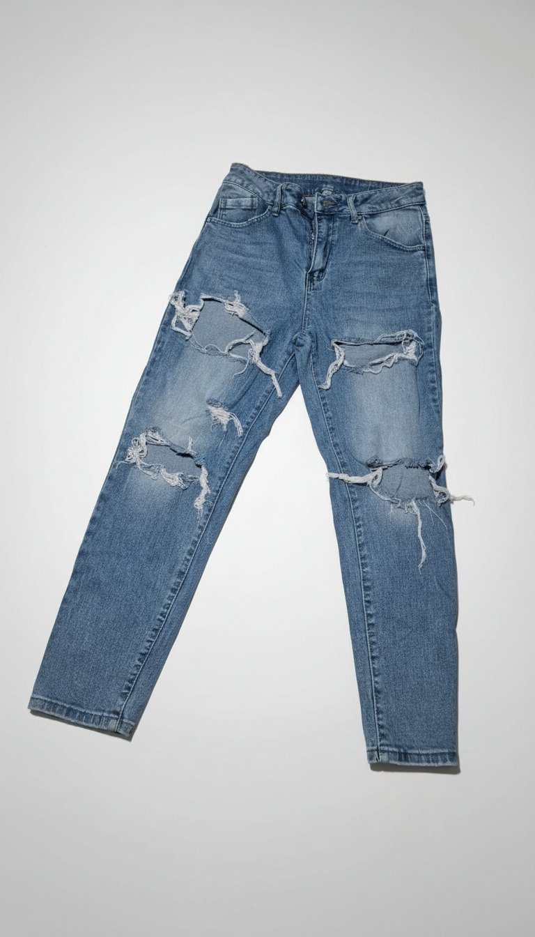Pantalon djin déchiré taille M