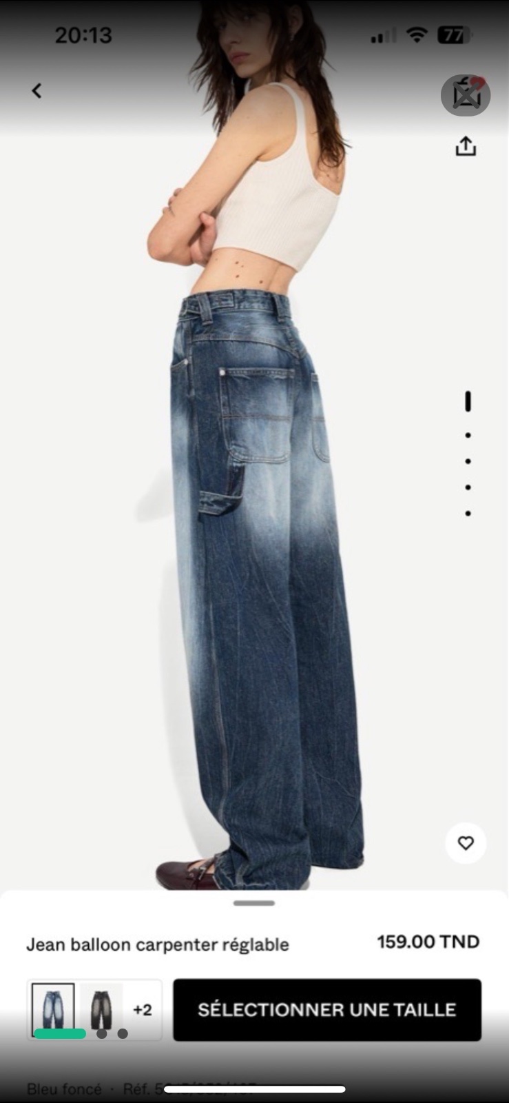 Jean ballon bershka