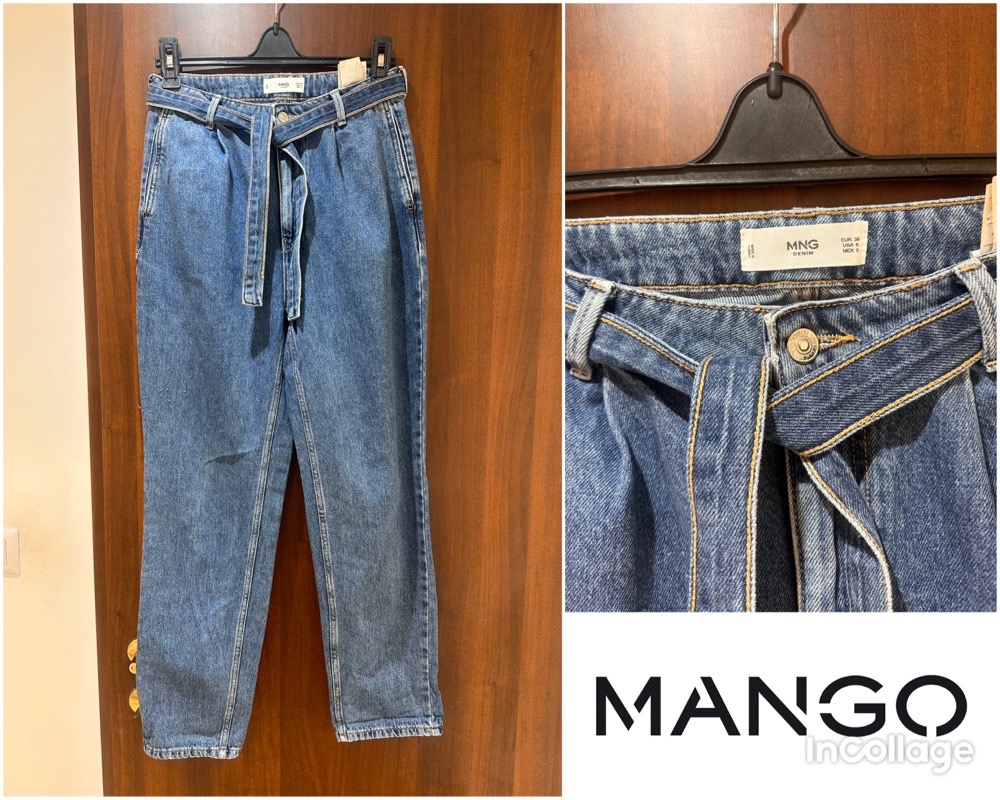 Jean mango taille haute 