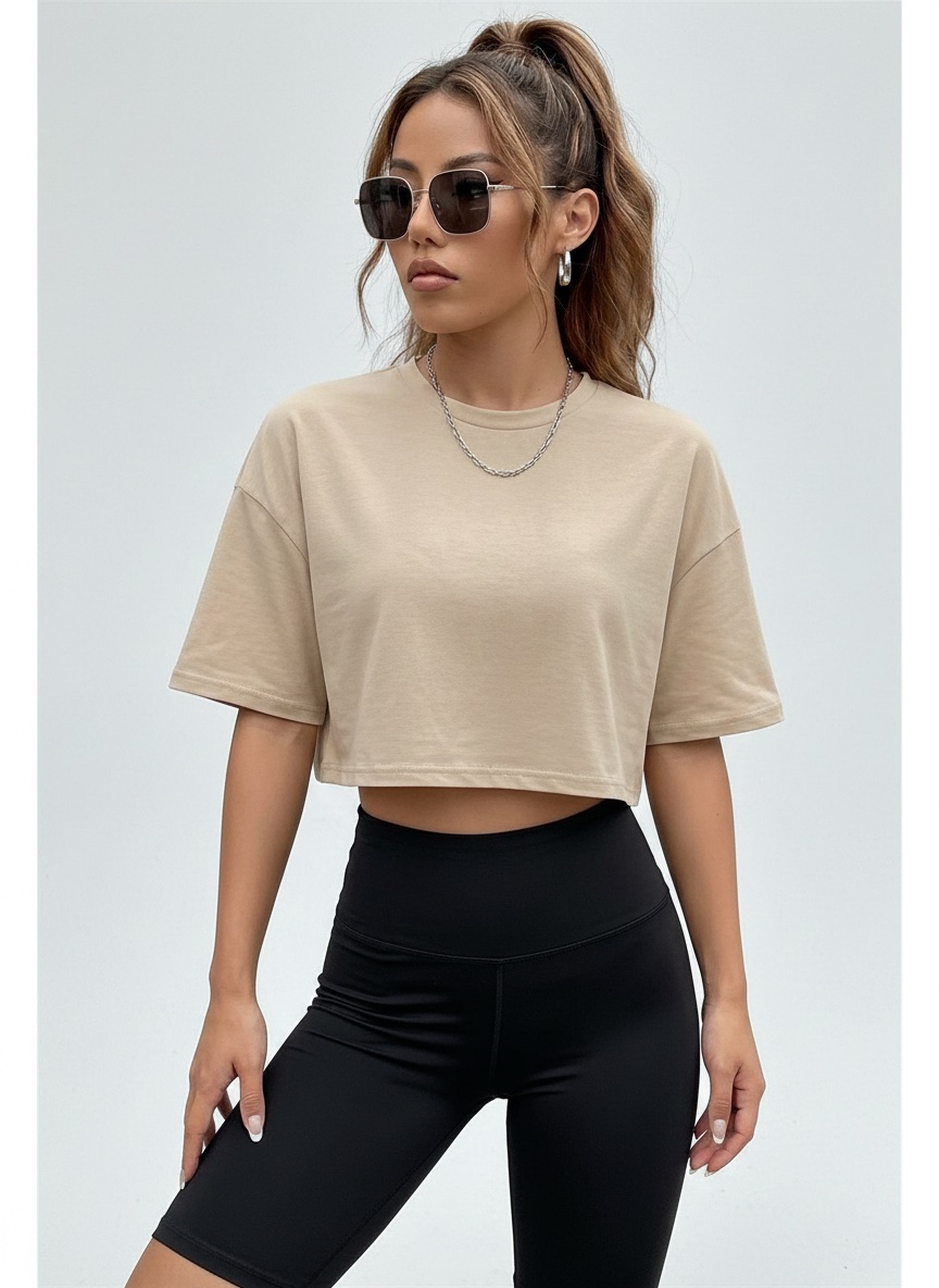 T-shirt cropped