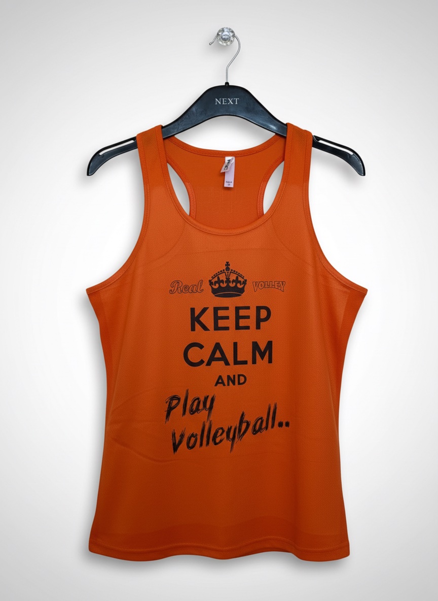 Débardeur de sport orange