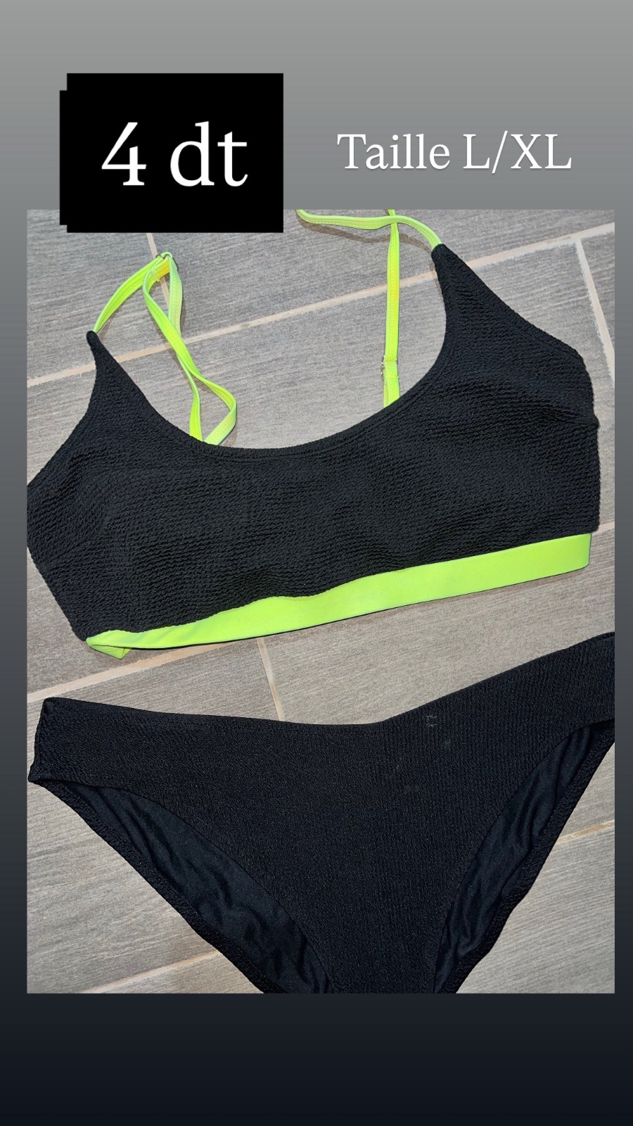 Lot de 6 swimwears de taille L