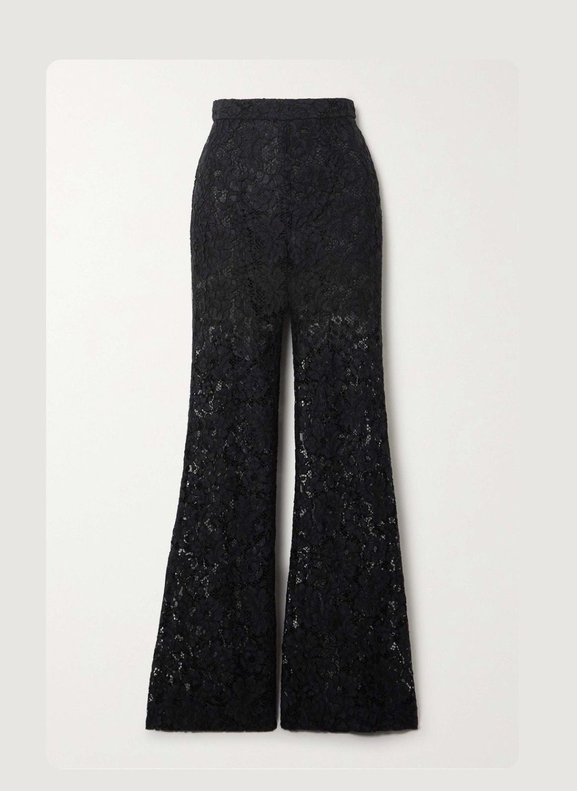 Pantalon en dentelle noir 🖤 Non transparent élégant et ultra tendance pour cet hiver ✨ La pièce parfaite pour un look chic et féminin