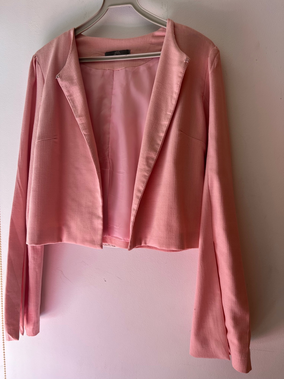 Light Pink Blazer court -made in italy-