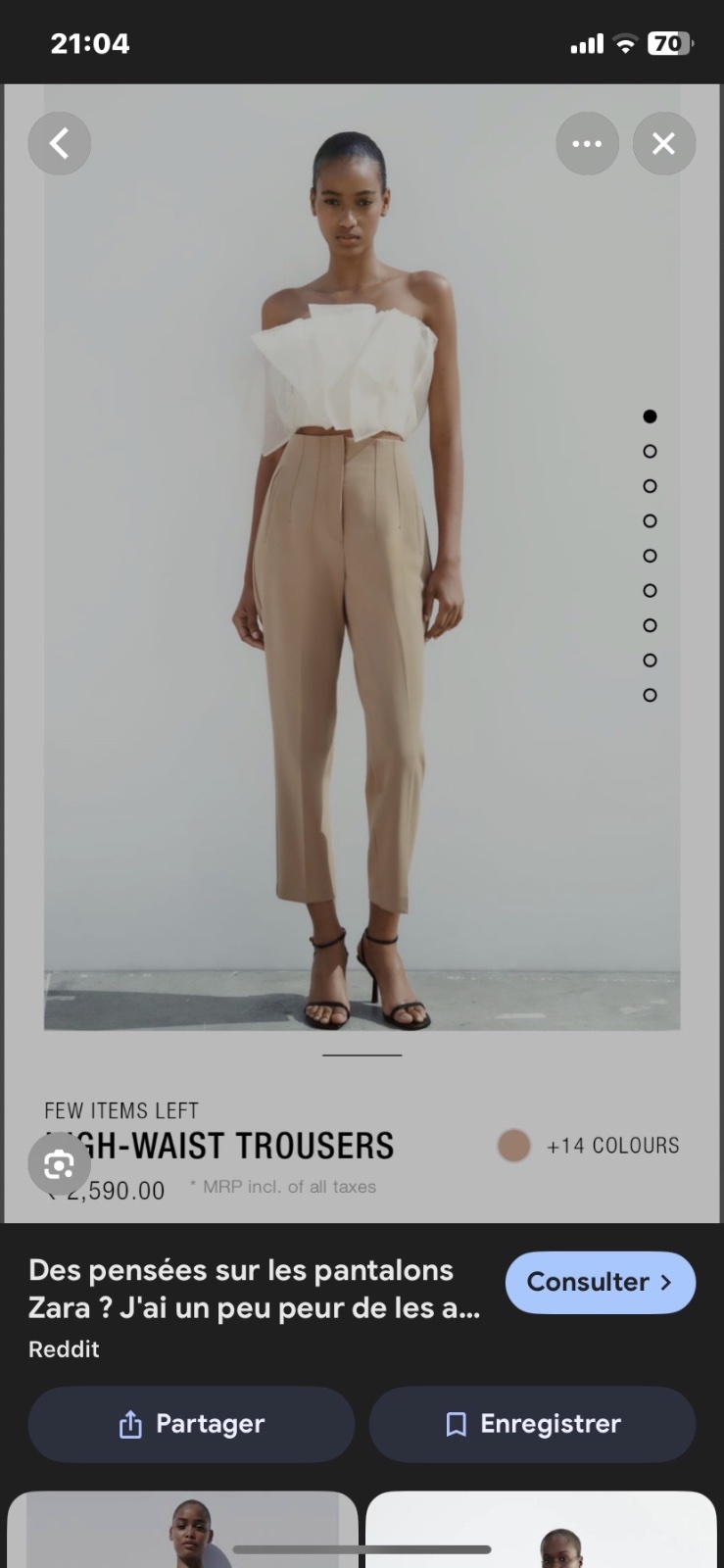 Pantalon zara 