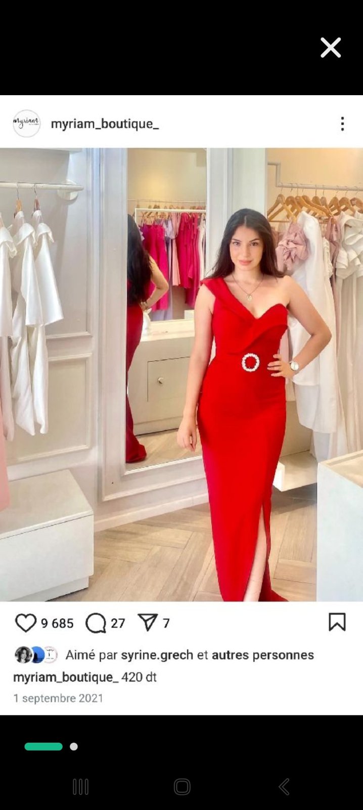 Robe rouge