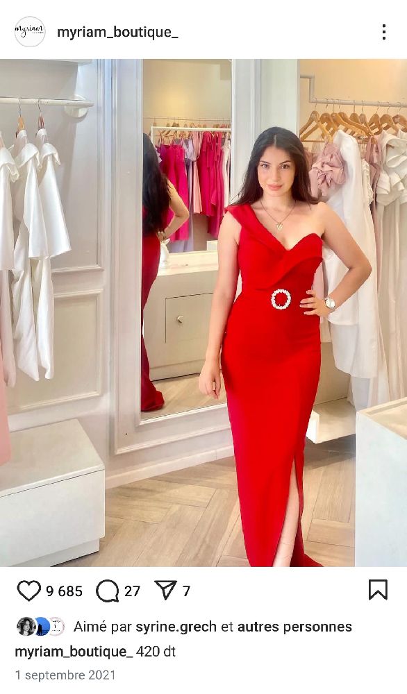 Robe rouge 