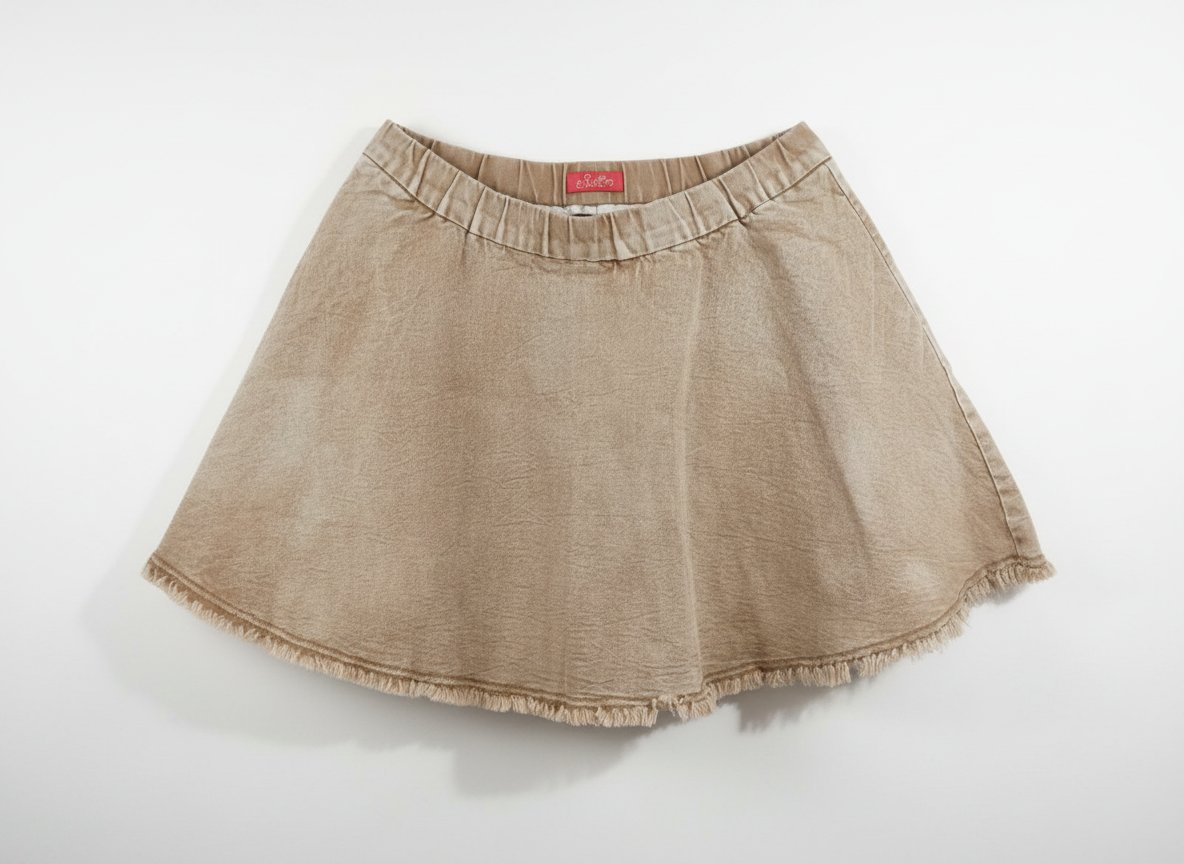 Jupe courte bége
