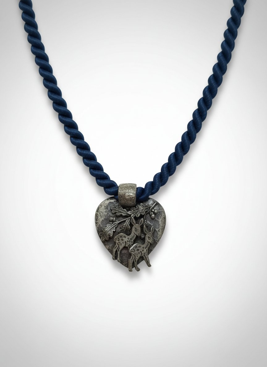 Collier charmant de style folclorique