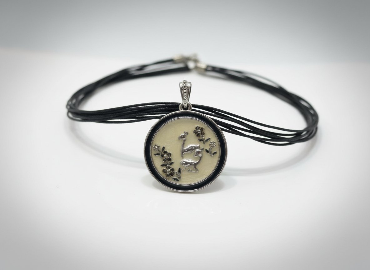 Collier magnifique noir 