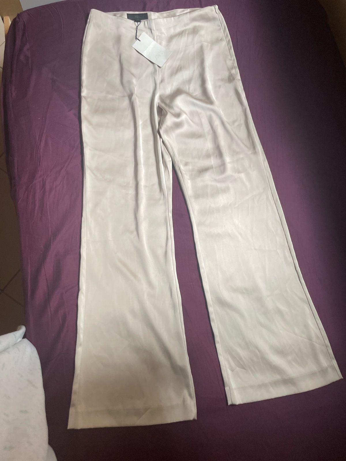 Pantalon zara satiné taille L