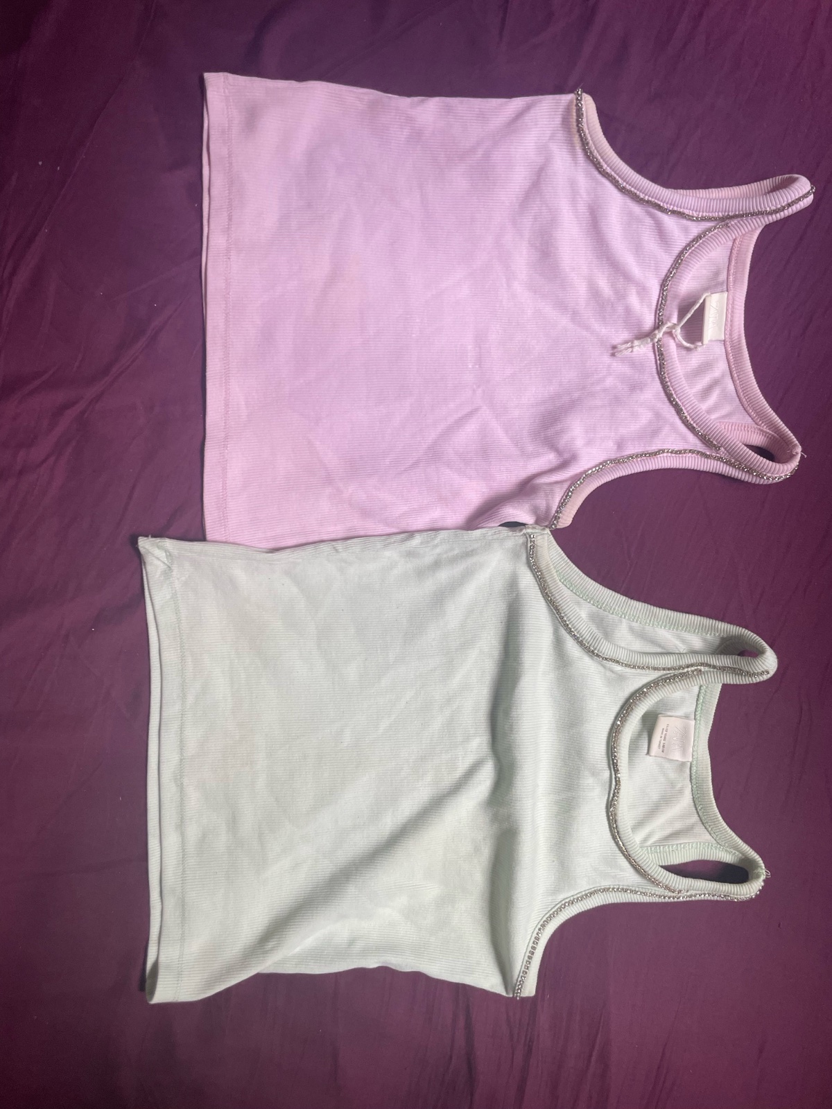 Lot de deux top taille s 