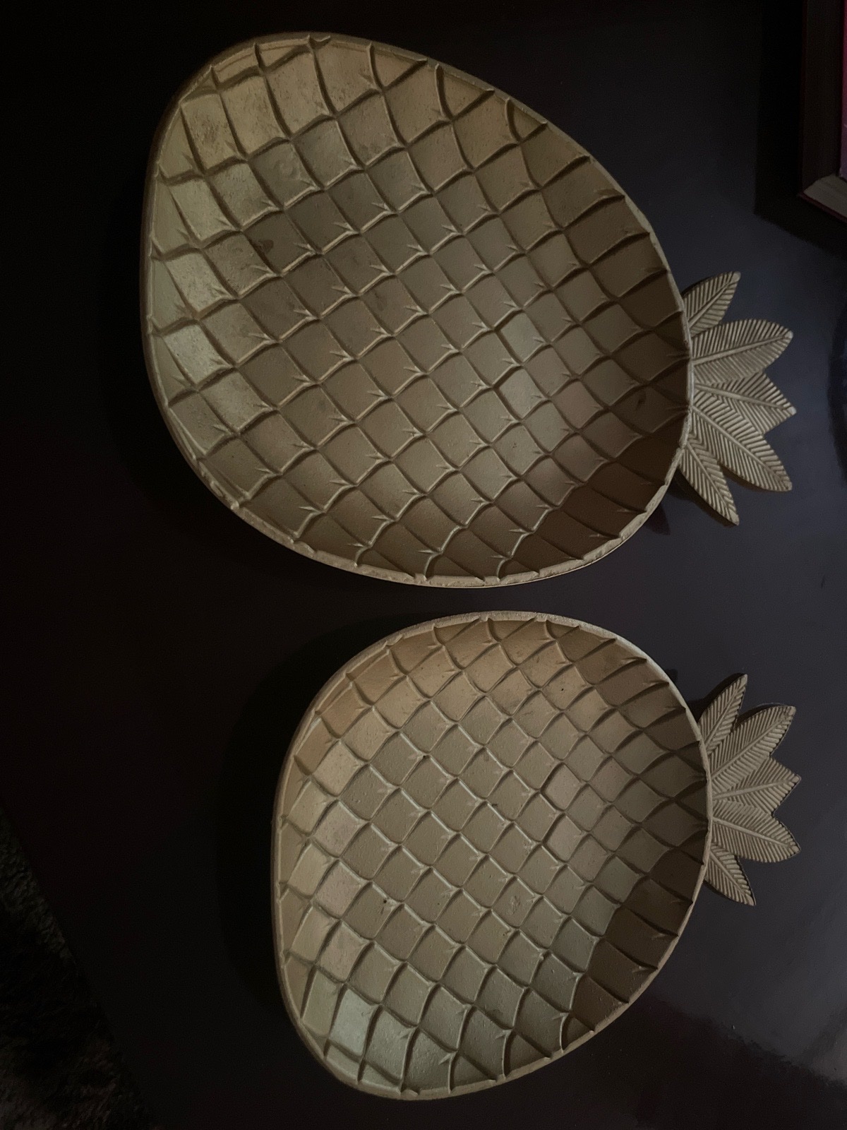 Deux pieces decoratif pour table 