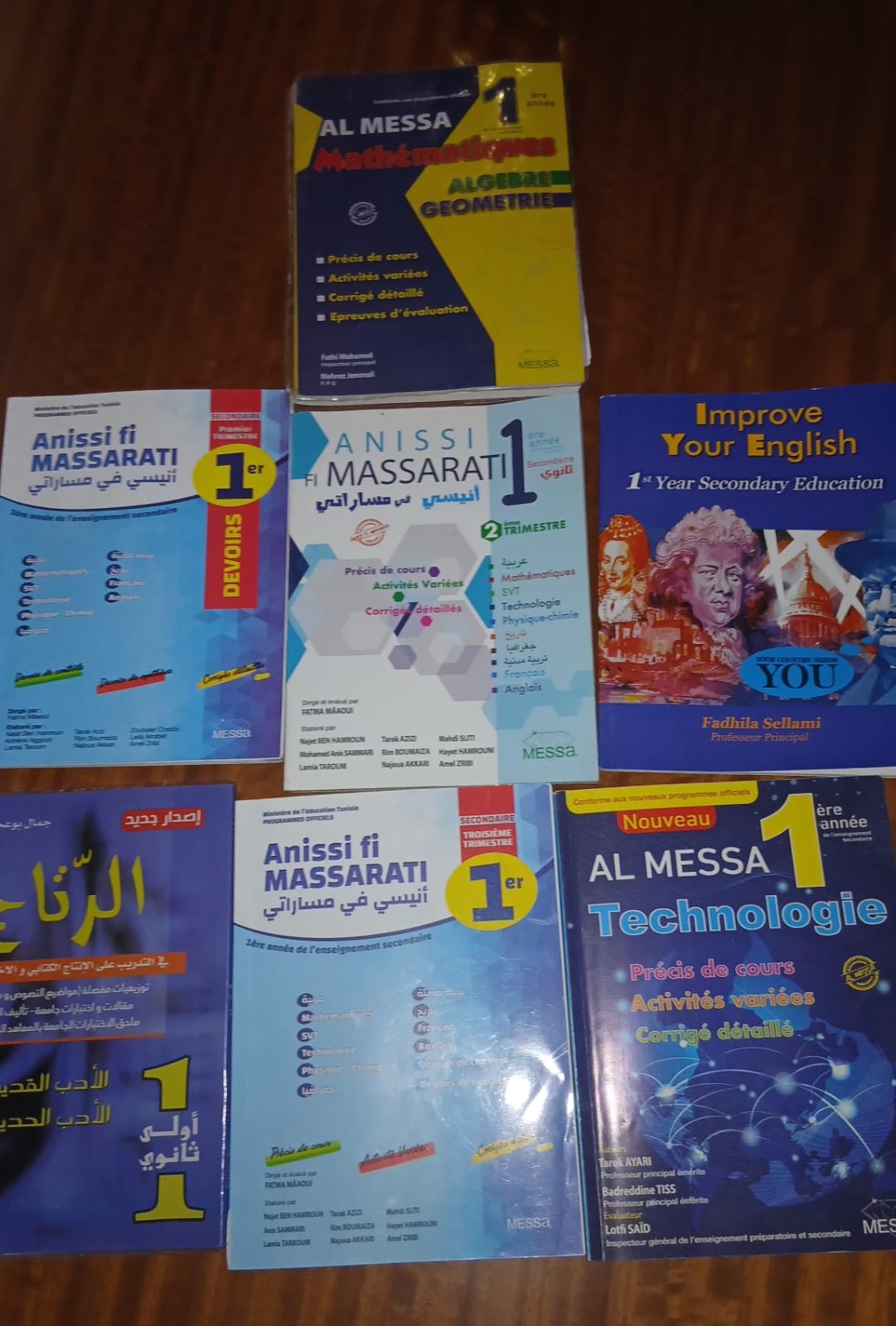 Pack 7 livres 1 ere annee- parascolaire