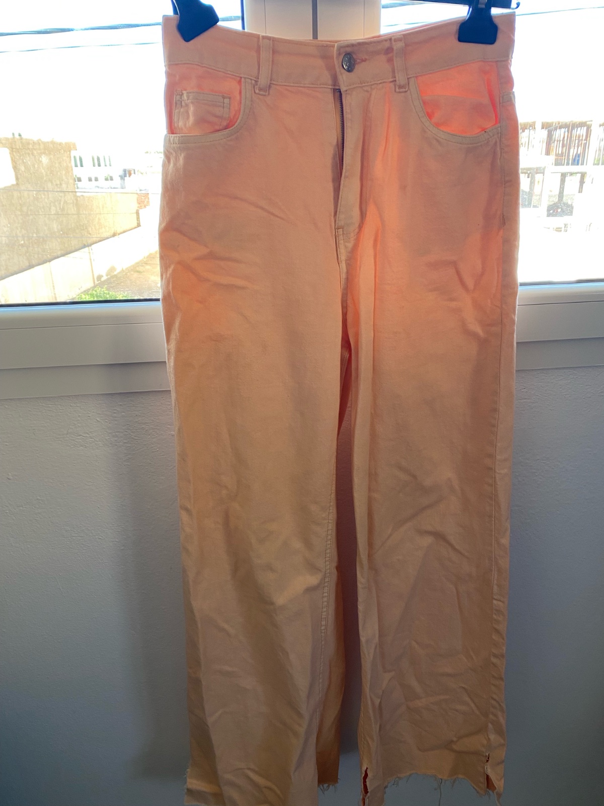 Jeans orangé lilas de chez karaca's
