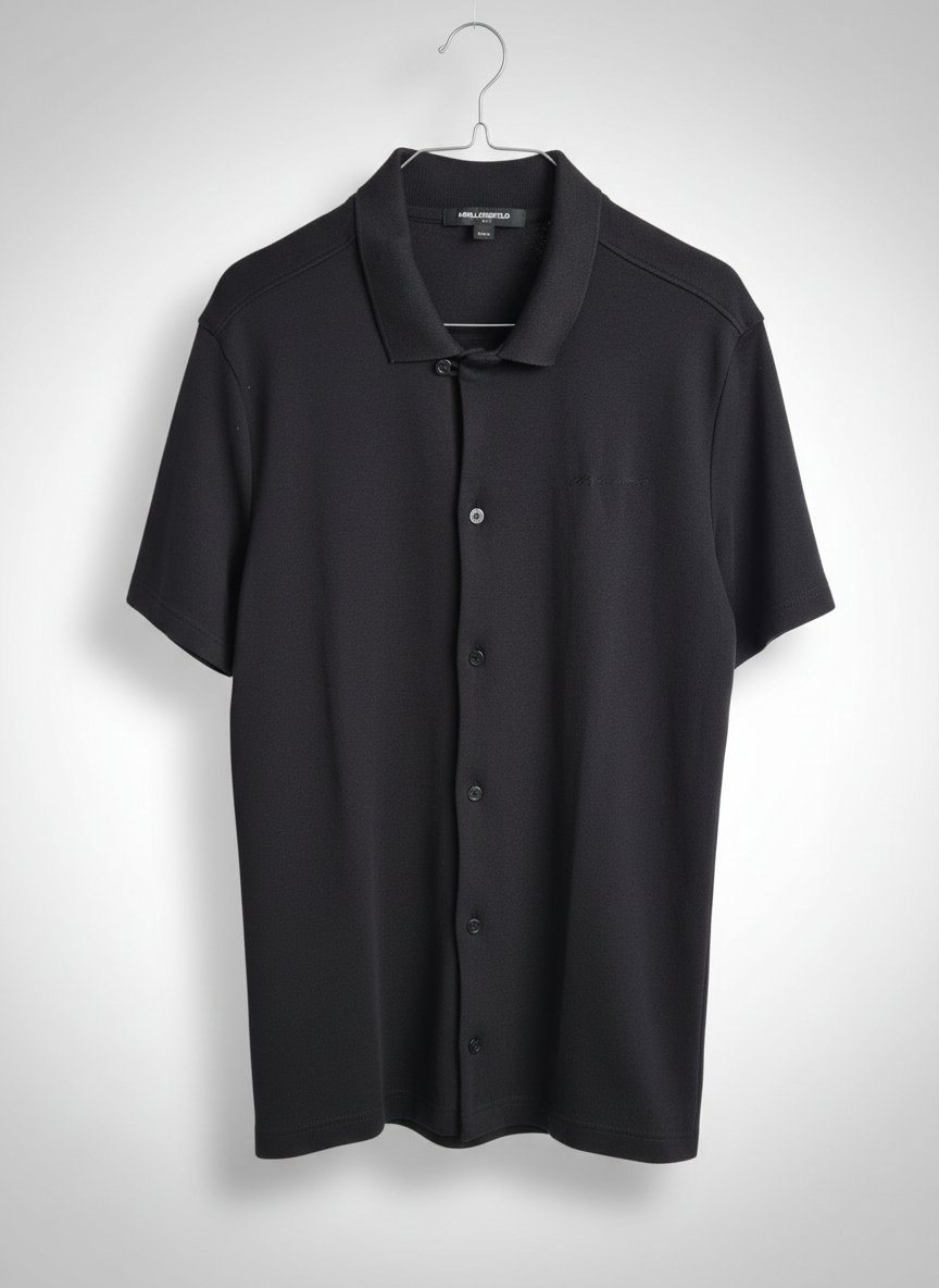 Chemise en maille de coton Karl Lagerfeld