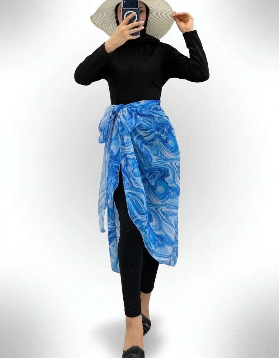 Burkini blue ocean