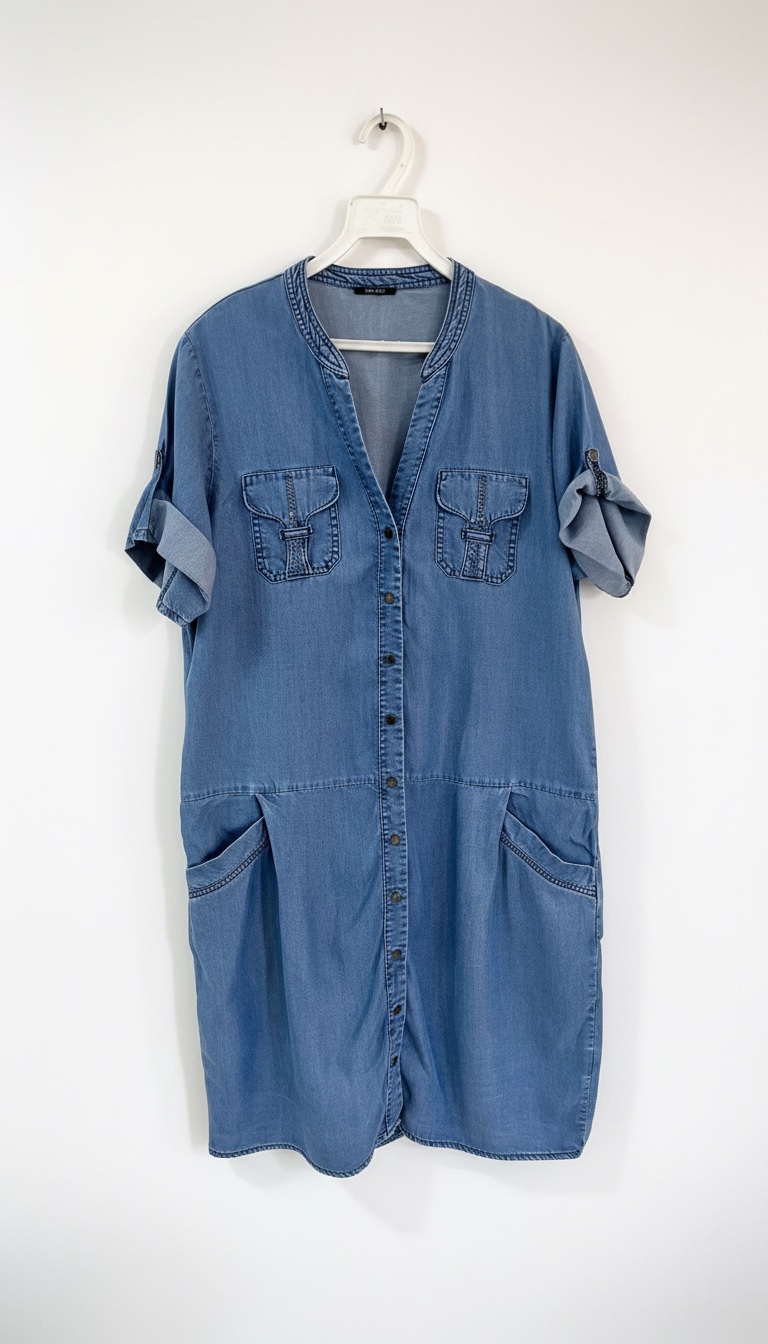 Robe en jean leger. De la marque ONE STEP
