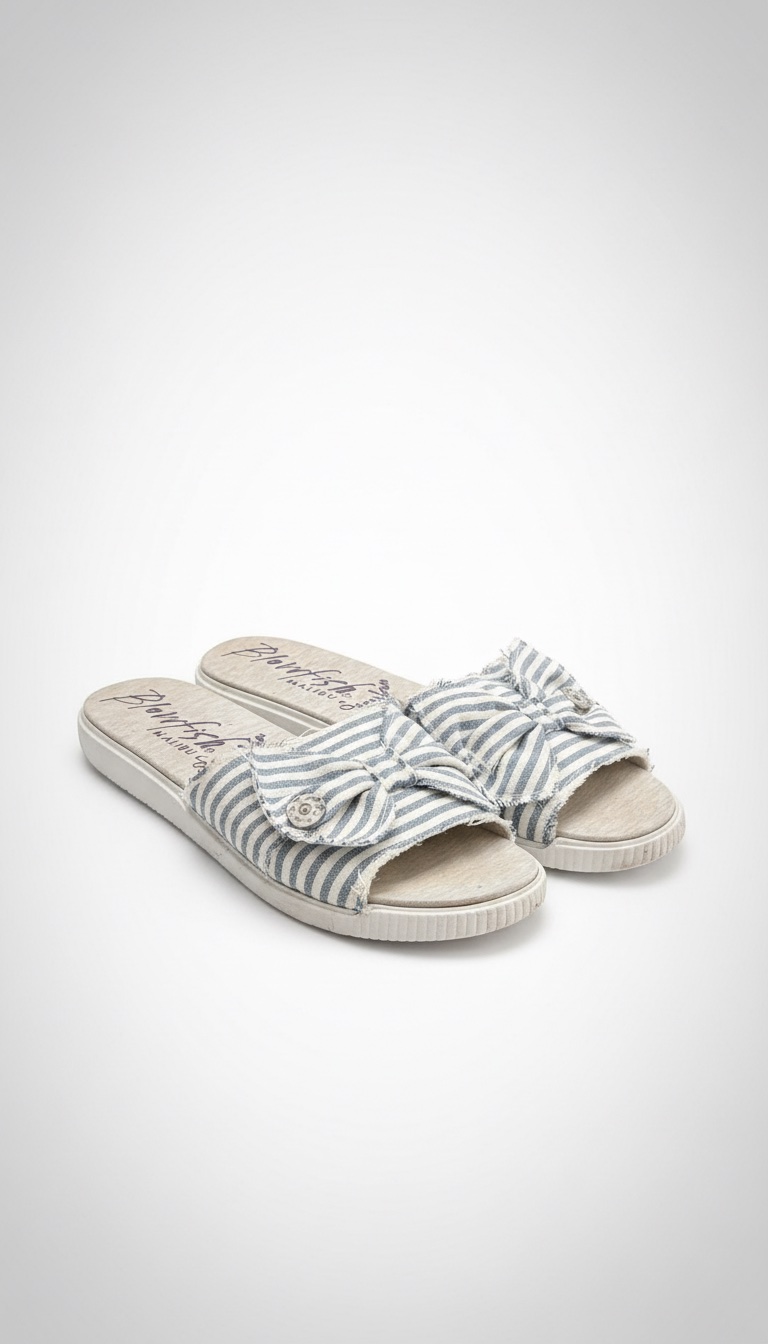 Claquette en tissue de la marque Americaine blowfish