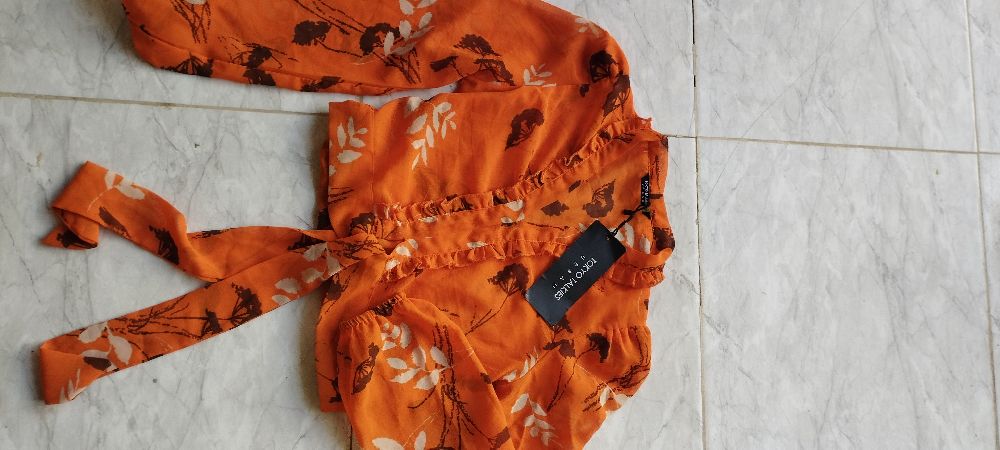 Chemise couleur Orange 