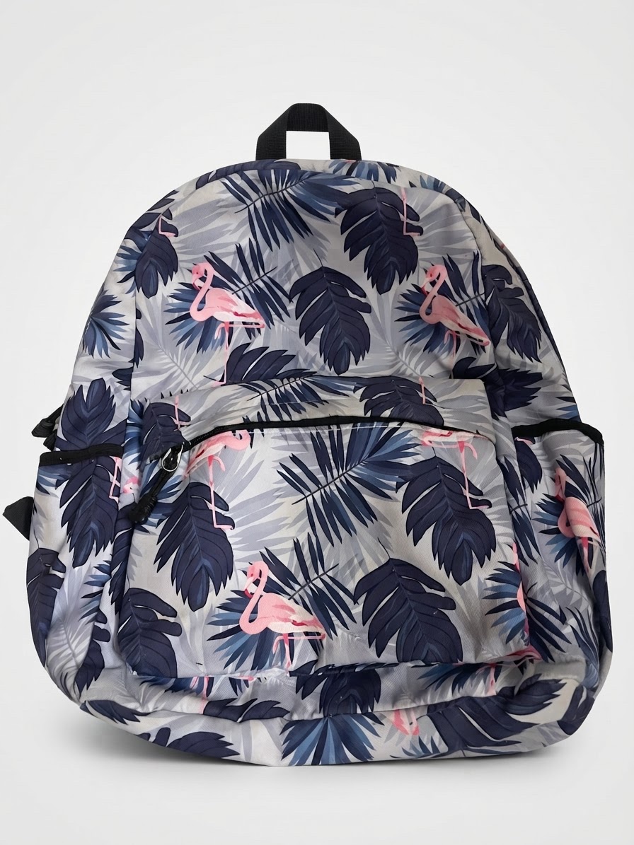 Cartable flamant rose 