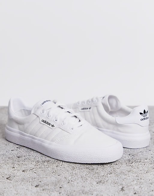 Adidas Originals 3MC trainers in triple white