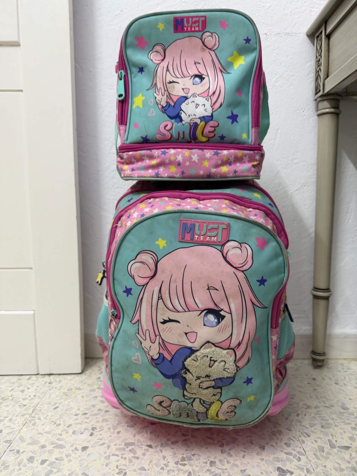 Cartable+ porte goute