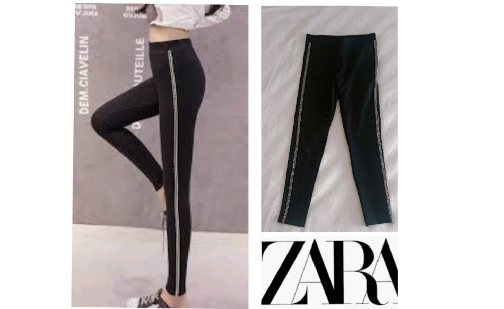 Je vend ce jolie leggings zara avec details en strasse 