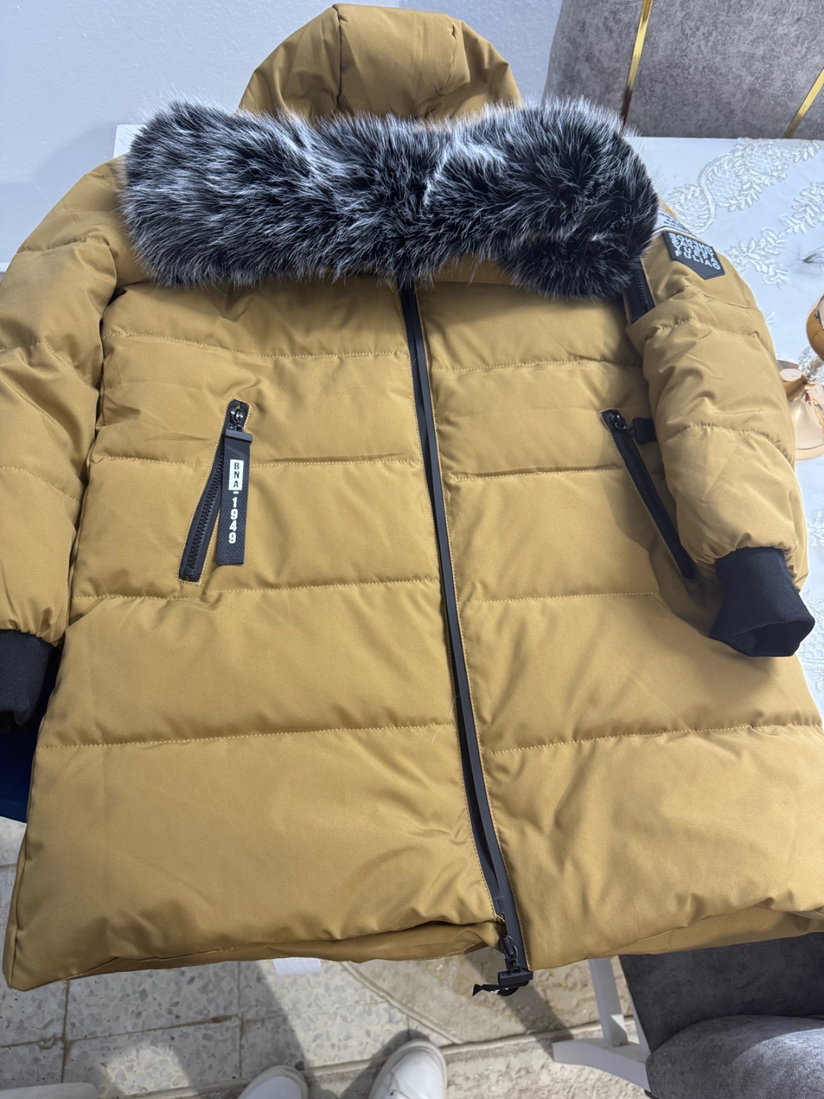 Manteau marron taille M