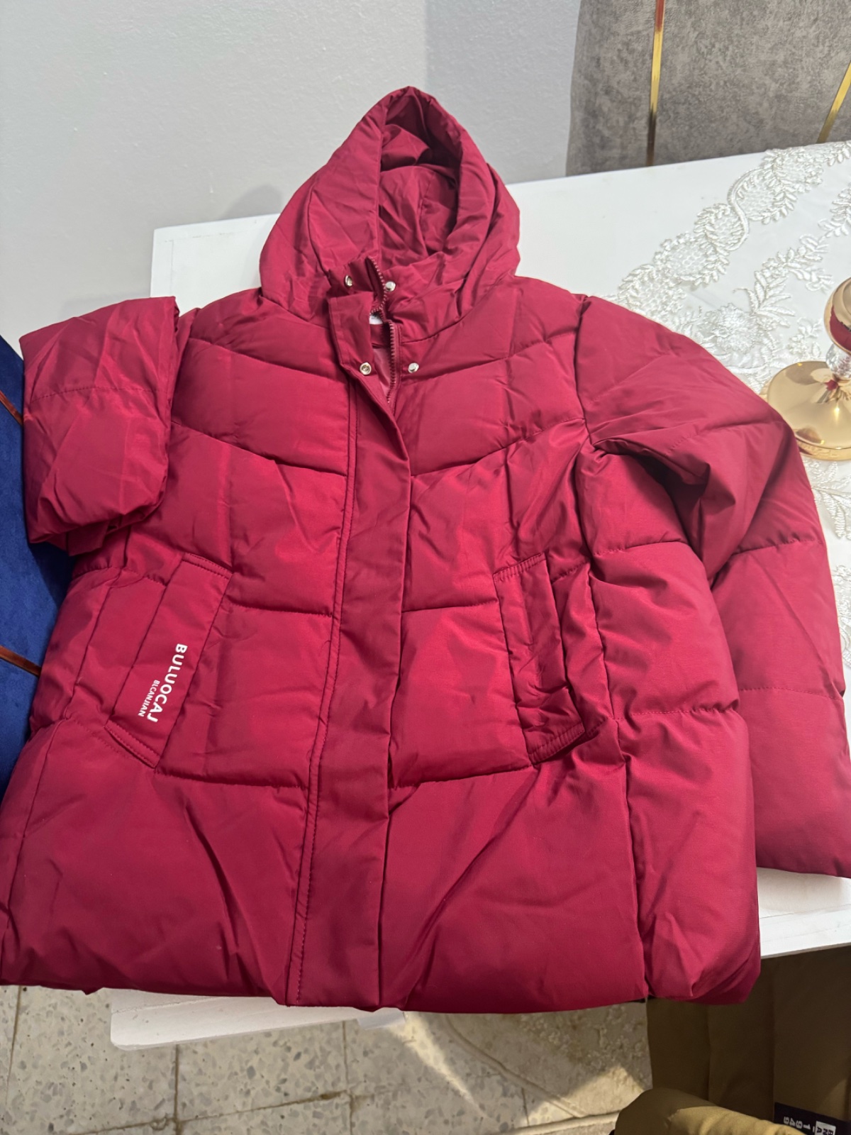 Manteau rouge 